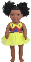 Poupées Reborn en Silicone Corps Entier FiveStar Personnalisées de 18 Pouces, Poupées Noires en Vinyle de 45 cm, Jouets pour Filles, Poupée Réaliste