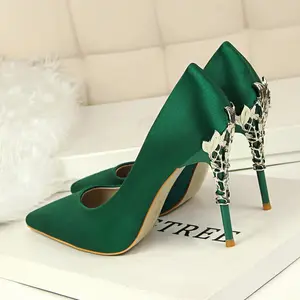 Bán Buôn New Woman Bơm Hộp Đêm Đảng Wedding Shoes Syper Đồi Cao 10 Cm Ladies Luxury Stiletto Gót Trực Tuyến