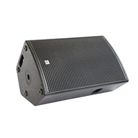 Système de son bidirectionnel actif à large bande, enceinte portable 10 pouces 500W, boîtier en bois haute efficacité