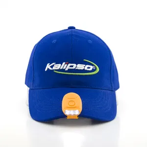 wholesales Custom 3D Embroidery cap with light sport golf caps hats
