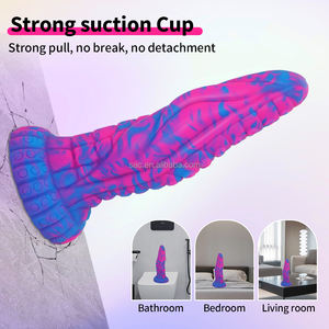 SacKnove Silicone liquide dégradé de couleur vissage gros cul <span class=keywords><strong>Fist</strong></span> perles anales pénis extraterrestre jouet sexuel monstre godes pour femmes Gay - Product Image 3