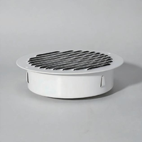 Grille d'évacuation moderne en acier inoxydable, grille de ventilation à persiennes, écran en maille pour conduit de sécheuse mural extérieur, cache-clapet pour entrepôt
