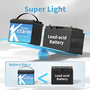 Almacén DE LA UE 12,8 V 100Ah Almacenamiento de energía solar Lifepo4 Batería con Bms 12V 100ah 200ah 300ah Lifepo4 Paquete de batería - Product Image 3