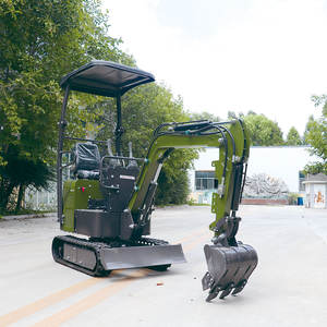 Mini Excavadora Somate de 1 Tonelada, Excavadora Pequeña sobre Orugas, Compacta, con Motor Hidráulico Koop Opcional, Directo de Fábrica, Alta Potencia de Excavación 8.6KW - Product Image 4