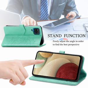 Funda de teléfono de cuero PU con estampado de flores de Mandala de lujo, fundas de teléfono móvil tipo billetera para <span class=keywords><strong>Samsung</strong></span> <span class=keywords><strong>Galaxy</strong></span> <span class=keywords><strong>A</strong></span> 50 51 52 53 <span class=keywords><strong>55</strong></span> 71 73 4G 5G - Product Image 4