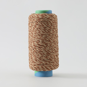 Fil de polyester multicolore torsadé 2160D 576F, filé à l'anneau, pour tissage, tricotage, textiles élastiques, usines textiles industrielles - Product Image 1