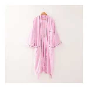 2023 Hot Style 100% Cotton Bathrobes Soft Touch Bathrobe For Men And Women