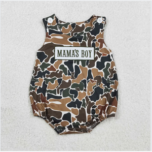 Romper de Camuflaje para Bebé Niño con Bordado SR3908 MAMA'S BOY - Product Image 3