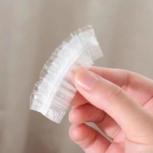 Disposable <b>ear</b> <b>covers</b> for daily use, strip-shaped, oil-proof PE earmuffs, suitable for hair dyeing, hair treatments, styling, - Product Image 2