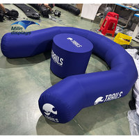 Fauteuil gonflable publicitaire personnalisé pour événements sportifs en plein air – Chaise et table gonflables en PVC imprimés sur mesure