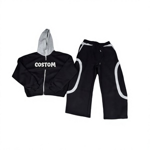 Sudadera con Capucha Unisex Extra Grande, Personalizable con Logotipo OEM, de Algodón/Bambú, Transpirable, Gruesa, Estilo Casual Europeo Americano, para Invierno - Product Image 1