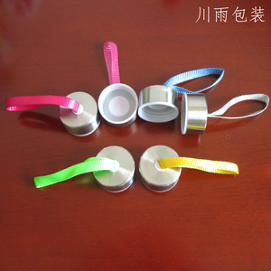 Bouchon à vis en acier inoxydable avec corde ronde pour accessoire de bouteille en verre - Product Image 2