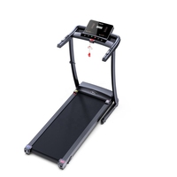 Tapis roulant électrique pliable avec écran LED et moteur silencieux de 2 CV pour usage domestique, test de fréquence cardiaque, machine de marche sans connexion sans fil
