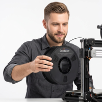 Filament d'imprimante 3D CooBeen PETG-CF, finition mate, bobine de 1,75 mm/1 kg, longueur de 340 m, certifié ROHS, directement de l'usine