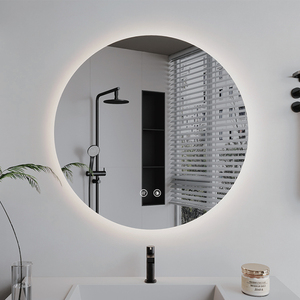 Bagno contemporaneo a parete anteriore illuminato retroilluminato specchio con luci a Led per il bagno di casa dell'hotel - Product Image 4