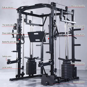 Trực Tiếp Sản Xuất Tất Cả Trong Một Unisex Nhà Phòng Tập Thể Dục Thiết Bị Đa Chức Năng Smith Máy Cho Squat Rack Và Trọng Lượng Nâng - Product Image 2