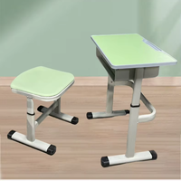 Commande en gros de unités de bureaux et chaises en bois individuelles, expédition par conteneur complet, mobilier scolaire personnalisé