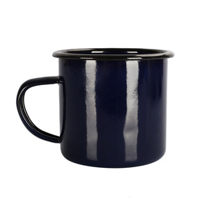 <span class=keywords><strong>Tasse</strong></span> émaillée <span class=keywords><strong>en</strong></span> métal de 18oz personnalisée par sublimation <span class=keywords><strong>Tasse</strong></span> émaillée de camping Logo personnalisé avec bord noir <span class=keywords><strong>Emaille</strong></span> Becher Caneca Esmaltada 11oz - Product Image 1