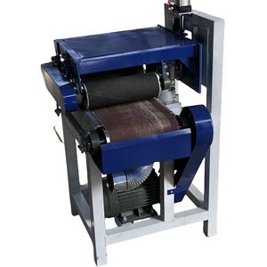 Machine à poncer le bois à plat, ponceuse à bande pour le travail du bois, machine à polir, machine à rectifier et à ébavurer les bandes de bois - Product Image 2