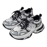 Vente en gros transfrontalière directe usine : Baskets décontractées pour hommes, style 'Dad Shoes' robustes, avec empeigne en maille respirante, rehaussantes, pour l'extérieur en automne