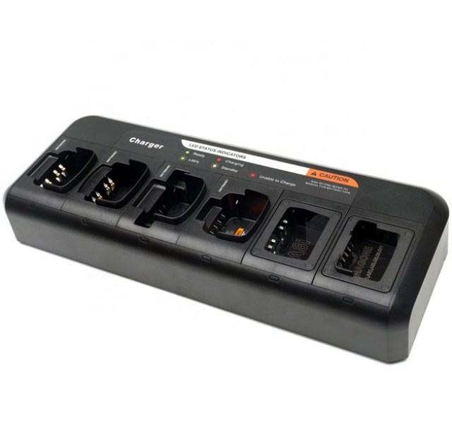Six Way Charger Multi Charger for GP328 GP3688 Cp200 Ep450 Battery