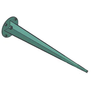Celia Customized Design Steel Anchor Ground Screw Fence <strong>Post</strong> <strong>Spike</strong> - Product Image 1