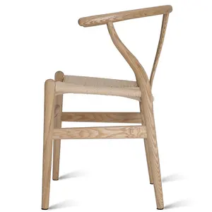 Essenhout Hans Wegner/Deens/Professionele Fabriek Y-Stoel Massief Houten Stoelen Wishbone Stoel