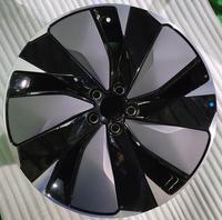 Rines de Aleación de Aluminio Negro Brillante de Cinco Radios para Autos de Pasajeros, 20 y 21 Pulgadas, 5x120 PCD para Vehículos BYD Tang de Nueva Energía