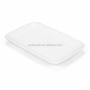 Assiettes à gâteaux plates en <span class=keywords><strong>porcelaine</strong></span> fine <span class=keywords><strong>rectangulaire</strong></span> Assiette blanche <span class=keywords><strong>Plat</strong></span> - Product Image 2
