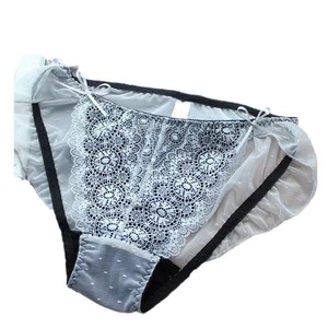 Culottes sexy en dentelle et résille de style japonais pour femmes, culottes string transparentes de style japonais grande taille pour jeunes filles. - Product Image 5