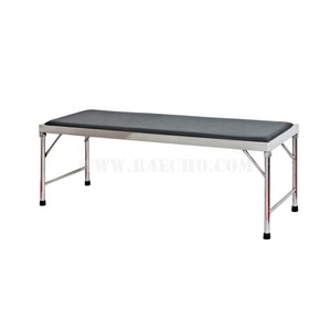 Table <span class=keywords><strong>d</strong></span>'examen à bon prix, en acier inoxydable, pour <span class=keywords><strong>hôpital</strong></span>, clinique, table <span class=keywords><strong>d</strong></span>'examen pour patients, canapé, mobilier <span class=keywords><strong>d</strong></span>'<span class=keywords><strong>hôpital</strong></span> - Product Image 3
