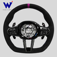 Volant en Suède Personnalisé Adapté aux BMW G05 G06 G07 G11 G12 G16 G20 G22 G30 G80 M3 G81 G82 G83 M4 G87 Séries 1 2 3 4 5 6 7