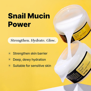 ครีมหอยทากออลอินวันพร้อมกรดไฮยาลูโรนิคให้ความชุ่มชื้นรูขุมขนช่วยลดความกระจ่างใสครีมบำรุงผิวหน้า - Product Image 3