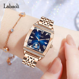 Reloj de pulsera de alta gama para mujer, diseño ovalado simple y elegante, reloj de cuarzo impermeable de cuero genuino - Product Image 4