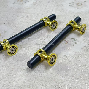 Gagang pintu plastik gagang lemari besi tahan karat pegangan tahan lama gagang terasa nyaman tangan - Product Image 6