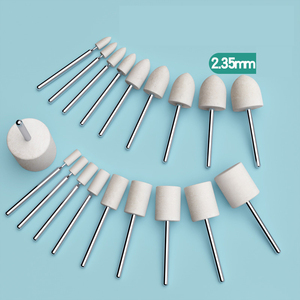2,35mm Schaft Zylindrisches Polier- und Schleifrad aus Naturwollfilz, Polierset für Glas, Uhren und Schmuck - Product Image 3