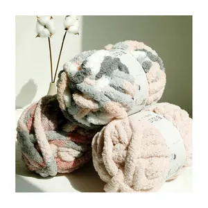 Best Selling Finger Show 226G For Crochet Cushion Blanket Kennel Chunky Chenille Yarn