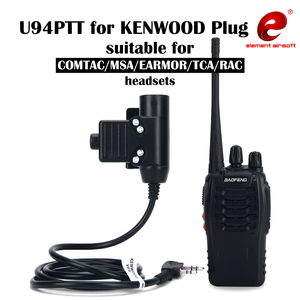 Auriculares Ecológicos ZTAC U94 PTT para Kenwood, Walkie Talkie, Radio BaoFeng UV-82, Auriculares Z113 - Product Image 2