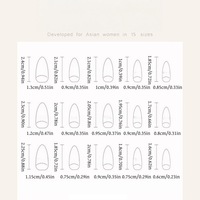 30 pièces en gros, faux ongles à presser marron, design fleur de cerisier 3D français, forme amande, faux ongles de créateur, faux ongles artificiels