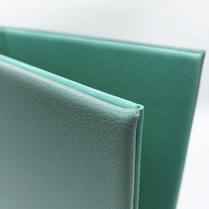 Cubierta de Menú Personalizada Estilo Cubierta de Libro en Cuero Sintético para Restaurantes y Bares, Carpeta de Menú de 2 Páginas, Folleto de Menú de Tamaño Personalizado - Product Image 6