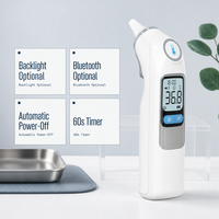 Thermomètre auriculaire infrarouge à préchauffage DET 1115 avec capteur de fièvre et protège-sonde pour la vente en gros, la vente au détail et les soins à domicile