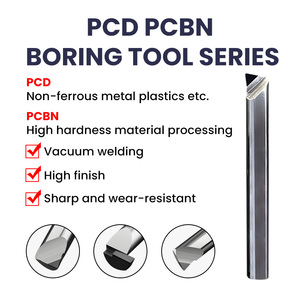 Độ chính xác PCD/CBN nhàm chán thanh cho nhỏ bên trong đường kính bề mặt cao kết thúc CNC swiss-loại máy tiện công cụ nhôm & vật liệu cứng - Product Image 3
