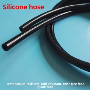 <span class=keywords><strong>Tuyau</strong></span> en silicone noir brillant de <span class=keywords><strong>25</strong></span> <span class=keywords><strong>mm</strong></span>, inodore, résistant à la température, de qualité alimentaire, pour l'eau, prix de gros CN - Product Image 3