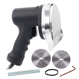 Nouveau couteau à kebab électrique sans balais 130W, trancheuse commerciale pour shawarma turc, coupe-gyros 3300 tr/min, lames en acier inoxydable - Product Image 5