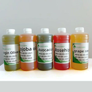 زيت بذور جوجوبا عضوي من بذور جوجوبا وزيت بذور الأفوكادو بالزيت الناقل للتدليك المضغوط على البارد للعناية بالشعر والعناية بالبشرة - Product Image 4