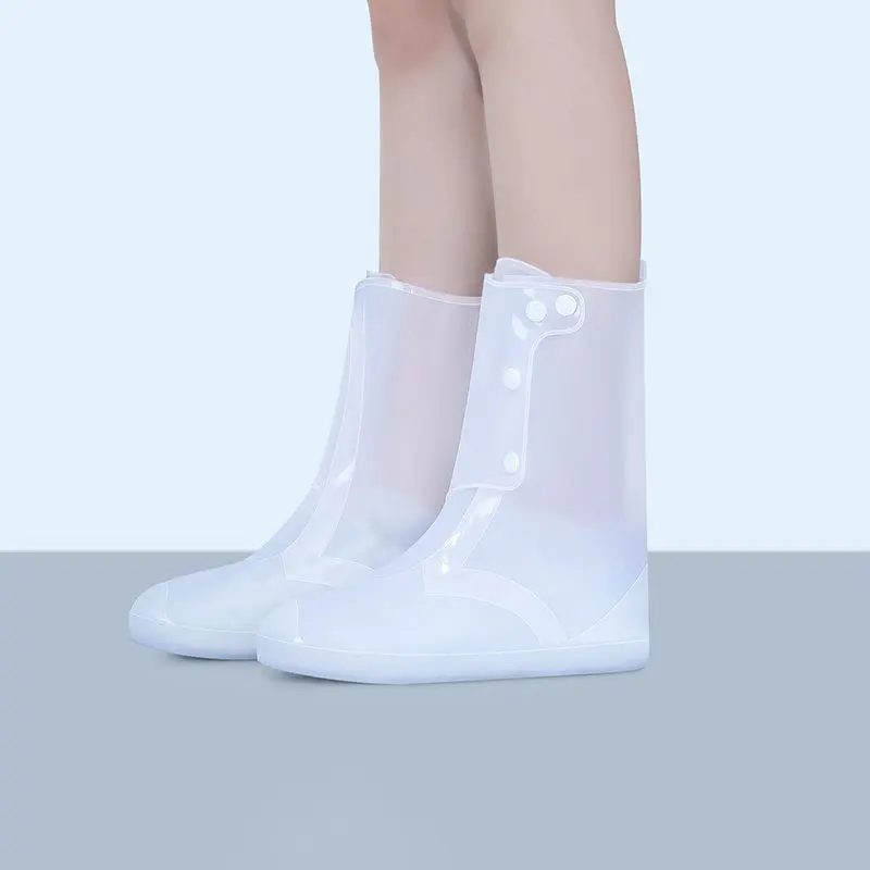 Su geçirmez unisex koruyucu yağmur çizmeleri için açık koruma için su geçirmez yağmur ayakkabıları kadınlar için silikon yağmur çizmeleri