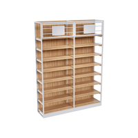 Étagère à vin en métal pour supermarché, présentoir vertical, structure stable, capacité de charge élevée pour supermarchés, magasins de proximité