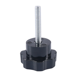 M4 Star Knob Screw With Split Lock Nut And <b>Washer</b> Set For Motorcycle - Product Image 4