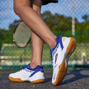 Chaussures de sport pour hommes, adolescents et étudiants pour le badminton, le tennis de table, le tennis, amortissantes, légères et antidérapantes - Product Image 5