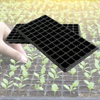 Plateau de Semis en Plastique à 105 Cellules pour Plantation, Pots de Culture de Plantes et Germination